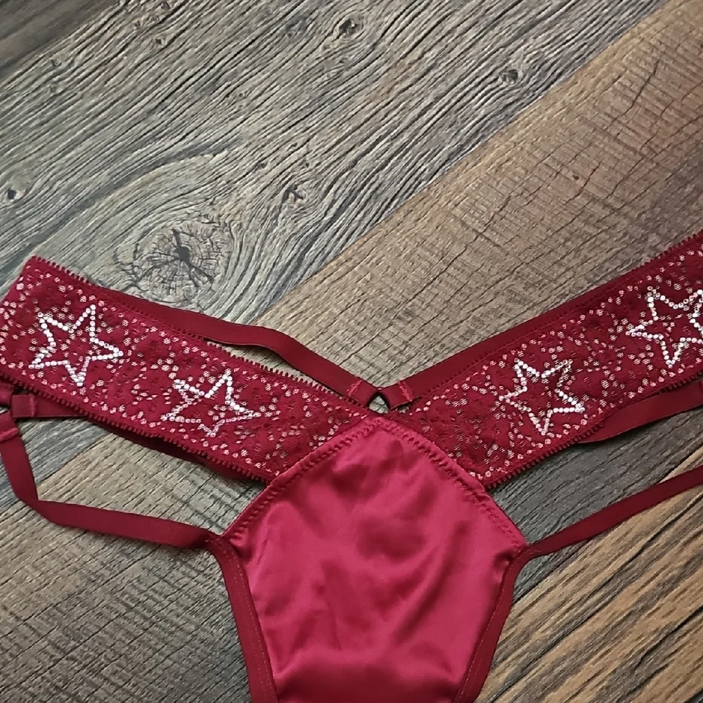Victoria's Secret Burgundy Lingerie Bottom